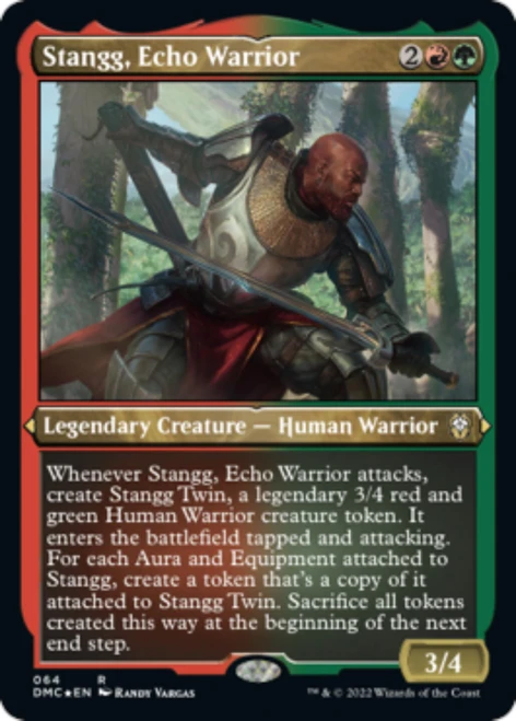 Stangg, Echo Warrior (Etched Foil)