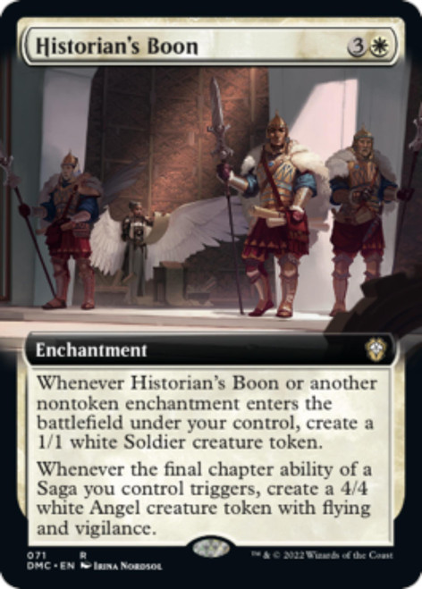 Historian's Boon (Extended Art) | Dominaria United Commander