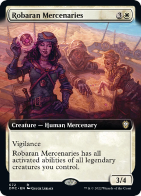 Robaran Mercenaries (Extended Art) | Dominaria United Commander