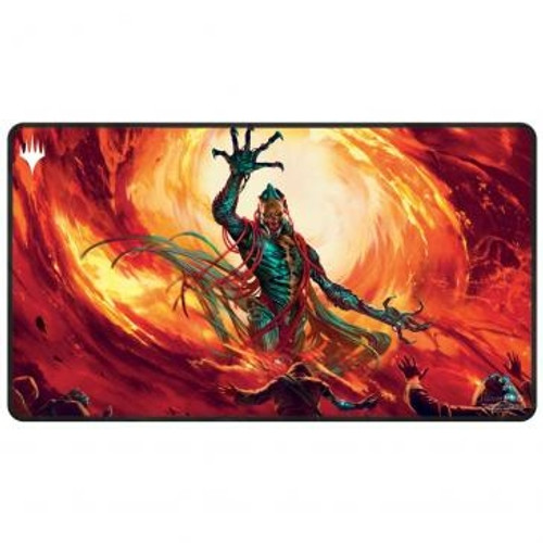 MTG Brothers War Black Stitched Playmat- Gix, Yawgmoth Praetor