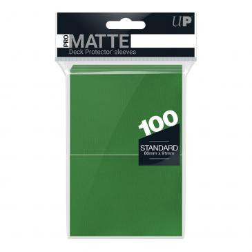 PRO-Matte Standard Deck Protector sleeves - Green (100)