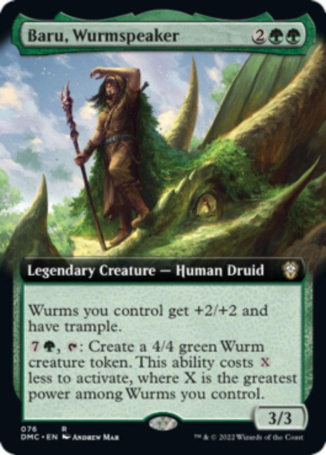 Baru, Wurmspeaker (Extended Art foil)