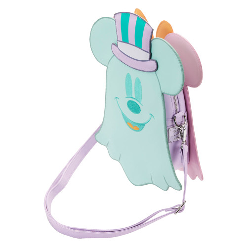 Disney: Pastel Ghost Mickey and Minnie Mouse Glow Crossbody Bag