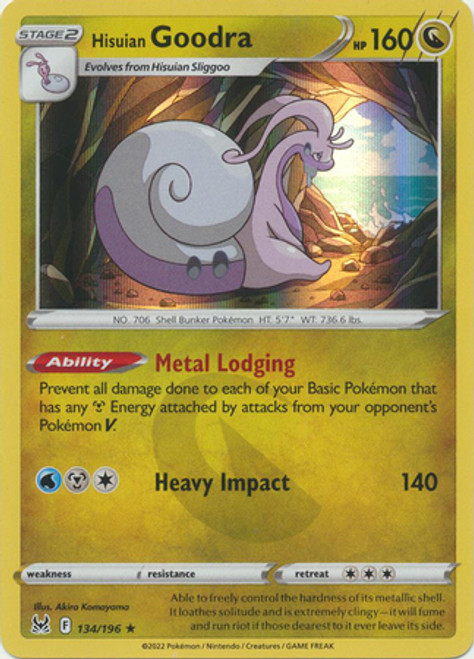 SWSH Lost Origin 134/196 Hisuian Goodra (Holo)