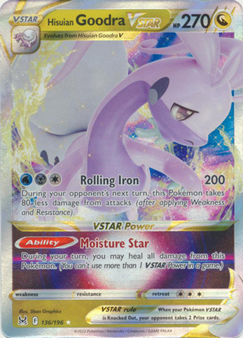 SWSH Lost Origin 136/196 Hisuian Goodra VSTAR (Full Art)