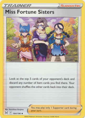SWSH Lost Origin 164/196 Miss Fortune Sisters