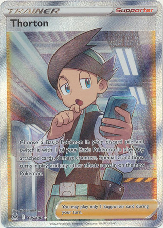 SWSH Lost Origin 195/196 Thorton (Full Art)