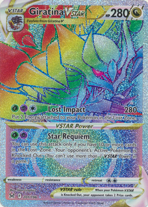 SWSH Lost Origin 201/196 Giratina VSTAR (Rainbow Rare)