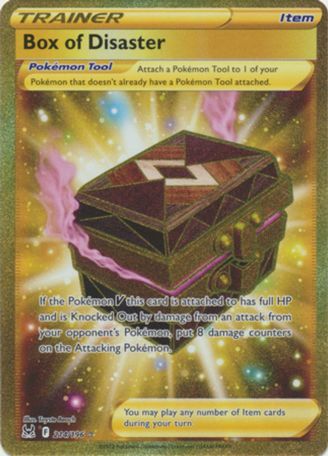 SWSH Lost Origin 214/196 Box of Disaster (Secret Rare)