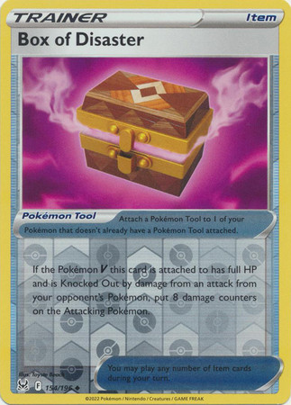 SWSH Lost Origin 154/196 Box of Disaster (Reverse Holo)