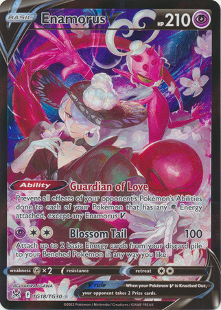 SWSH Lost Origin TG18/TG30 Enamorus V (Full Art)