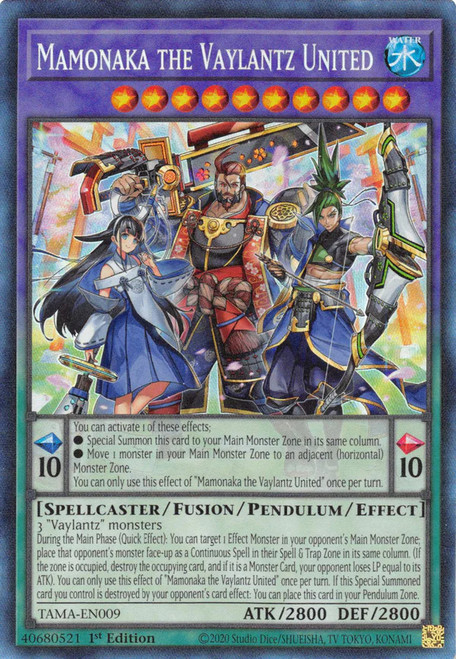TAMA-EN009 Mamonaka the Vaylantz United (Collector's Rare)