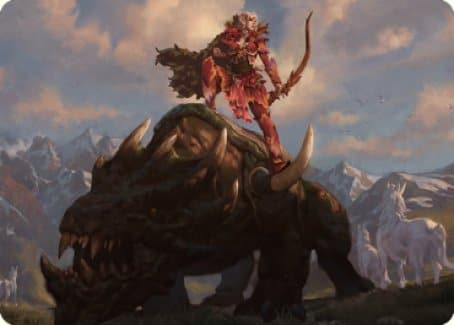 Meria's Outrider (#37) Art Card