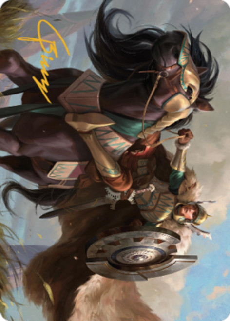Knight of Dawn's Light (#10) Art Card (Gold Stamped)