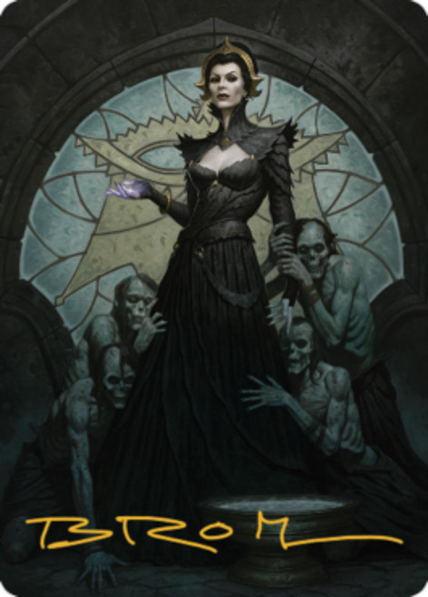 Liliana of the Veil (#24) Art Card (Gold Stamped) | Dominaria United