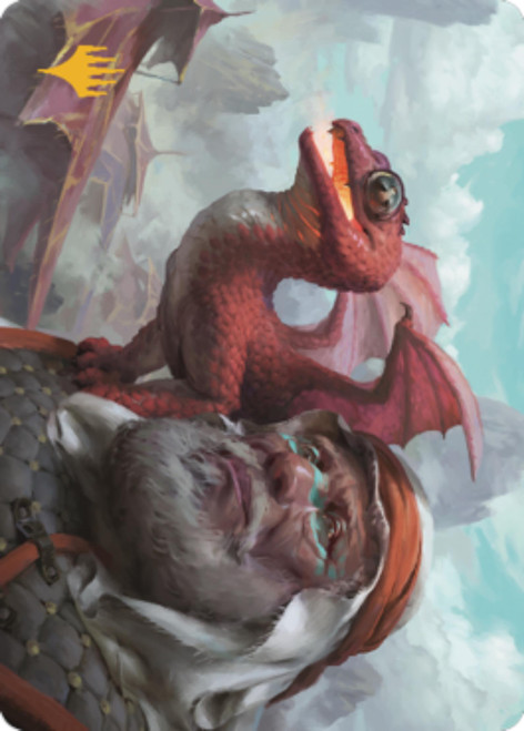 Dragon Whelp (#29) Art Card (Gold Stamped)