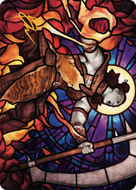 Garna, Bloodfist of Keld (#71) Art Card (Gold Stamped)