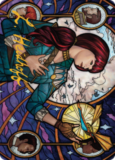 Jhoira, Ageless Innovator (#73) Art Card (Gold Stamped)