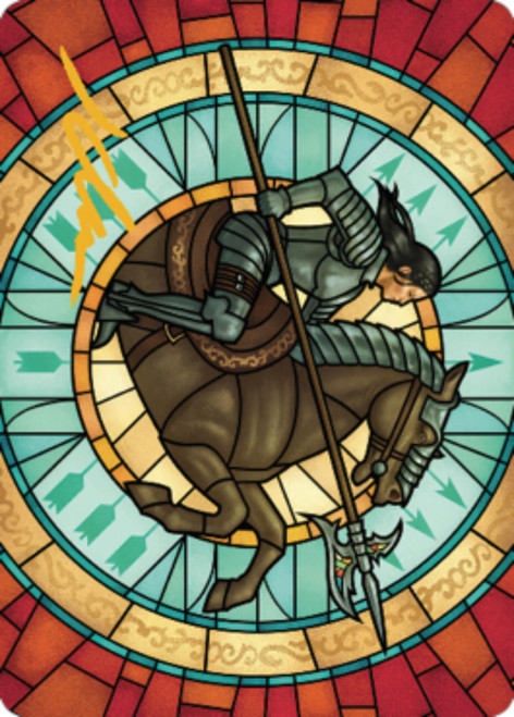 Tori D'Avenant, Fury Rider (#78) Art Card (Gold Stamped) | Dominaria United