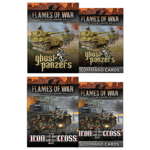 Flames of War - German Eastern Front Unit and Command Cards