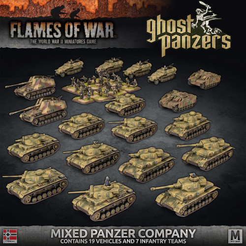 Flames of War - Ghost Panzers Mixed Panzer Company Army Deal