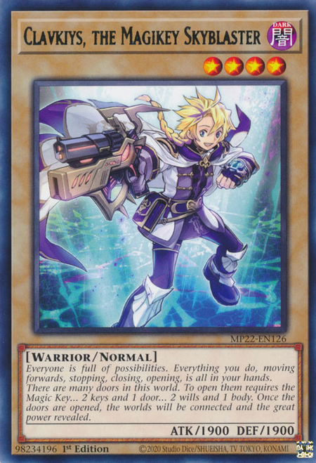 MP22-EN126 Clavkiys, the Magikey Skyblaster