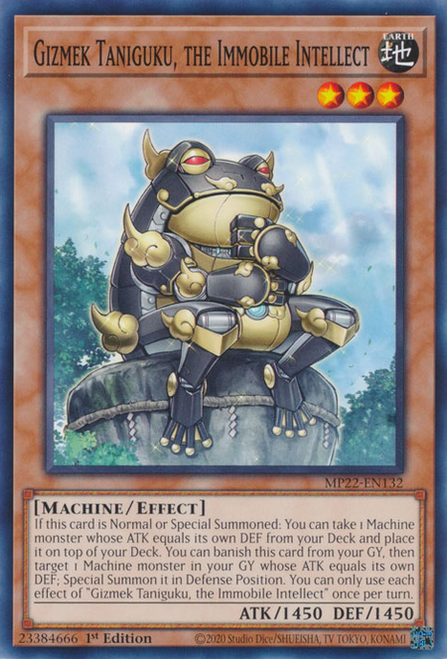 MP22-EN132 Gizmek Taniguku, the Immobile Intellect