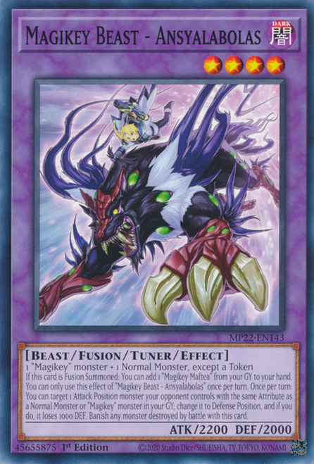 MP22-EN143 Magikey Beast - Ansyalabolas