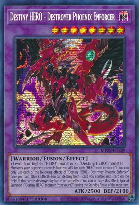 MP22-EN209 Destiny HERO - Destroyer Phoenix Enforcer