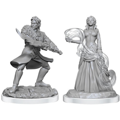 Critical Role Unpainted Miniatures - Vampire & Necromancer Nobles