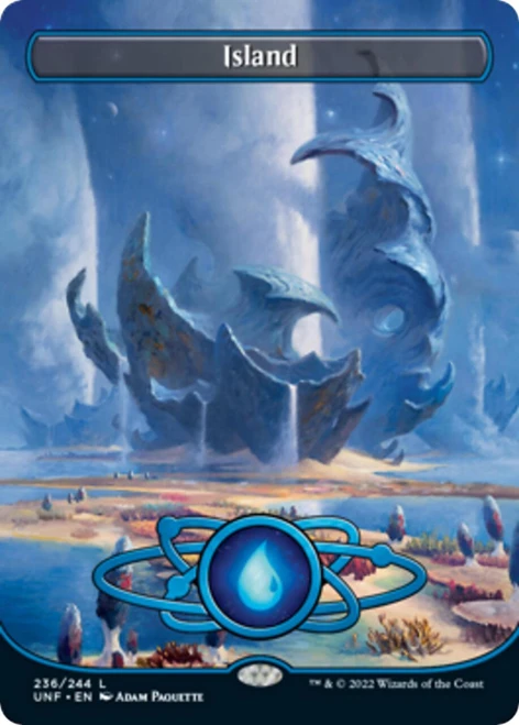 Island #236 (Borderless foil)