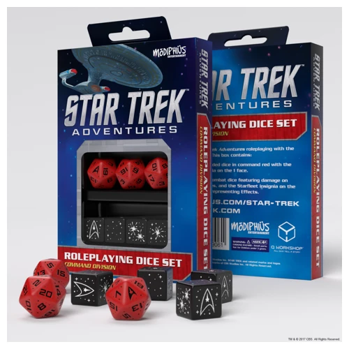 Star Trek Adventures RPG: Command Division Dice Set (DISCONTINUED)