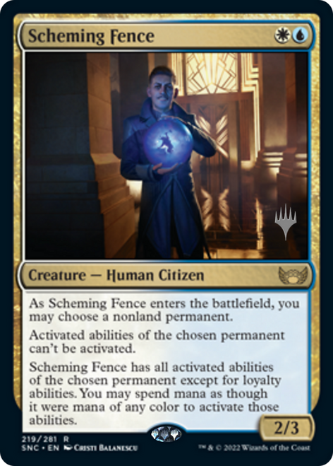 Scheming Fence (Promo Pack non-foil)