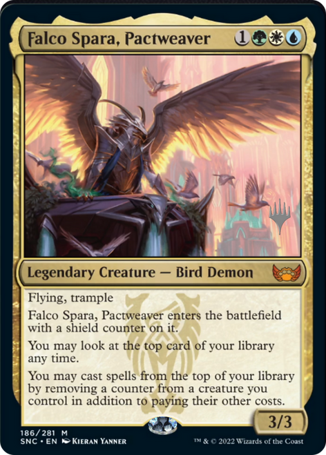 Falco Spara, Pactweaver (Promo Pack foil) | Streets of New Capenna