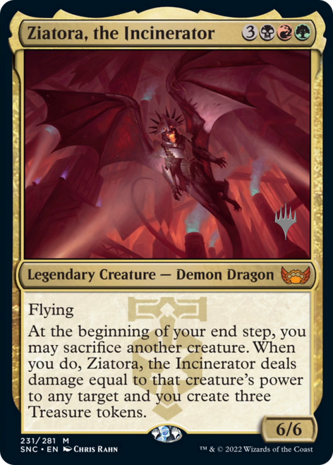 Ziatora, the Incinerator (Promo Pack foil)