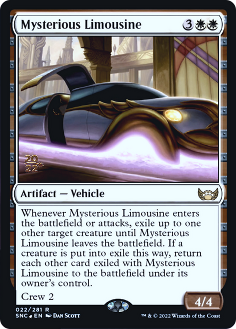 Mysterious Limousine (Prerelease foil) | Streets of New Capenna