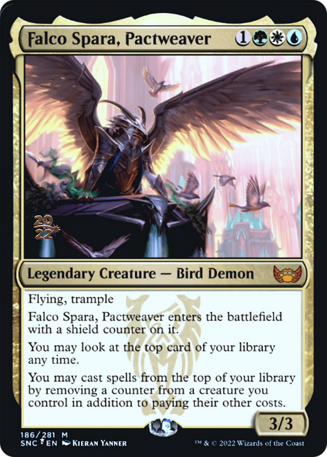 Falco Spara, Pactweaver (Prerelease foil) | Streets of New Capenna