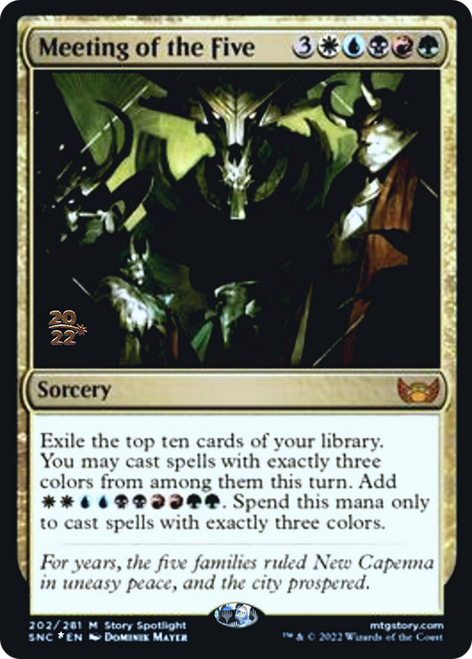 Meeting of the Five (Prerelease foil)