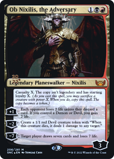 Ob Nixilis, the Adversary (Prerelease foil)