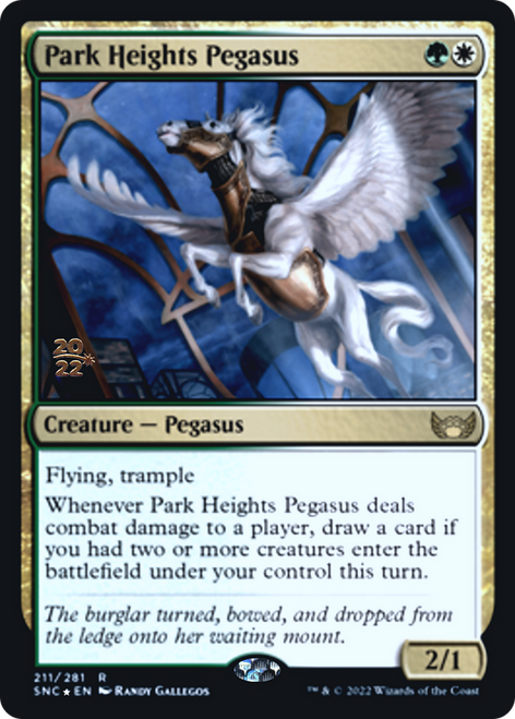 Park Heights Pegasus (Prerelease foil) | Streets of New Capenna