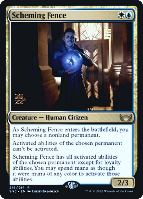 Scheming Fence (Prerelease foil)