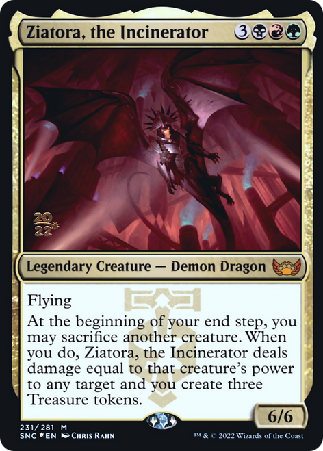 Ziatora, the Incinerator (Prerelease foil)