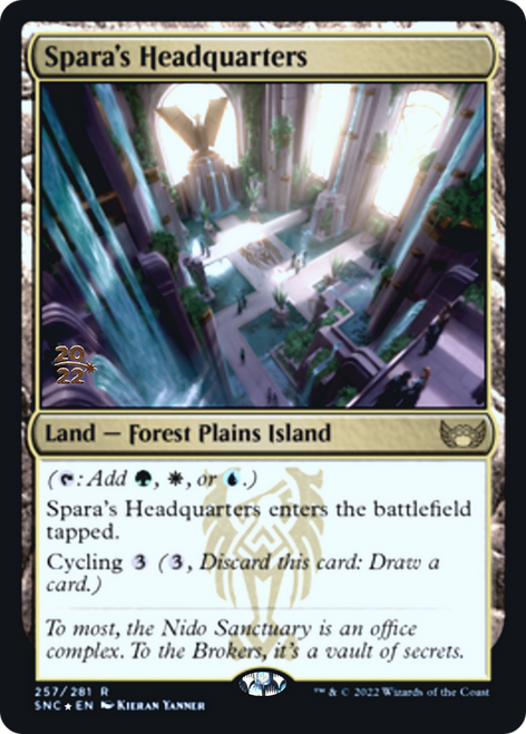Spara's Headquarters (Prerelease foil) | Streets of New Capenna