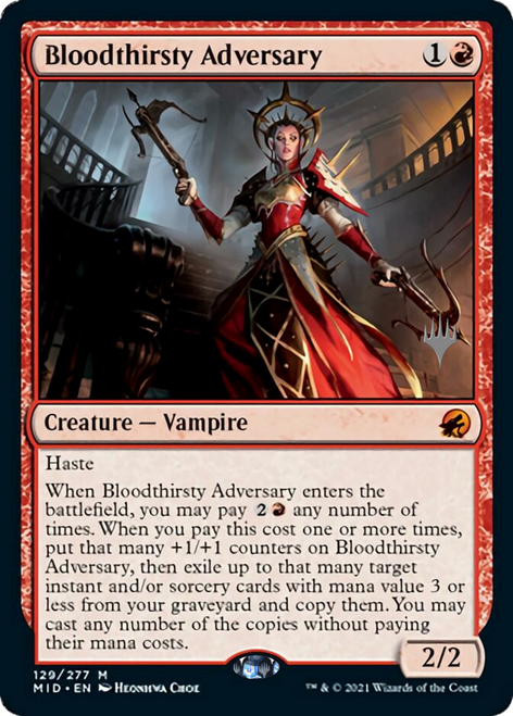 Bloodthirsty Adversary (Promo Pack non-foil)