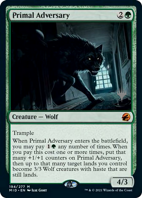 Primal Adversary (Promo Pack non-foil)