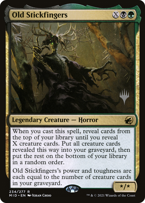 Old Stickfingers (Promo Pack non-foil)