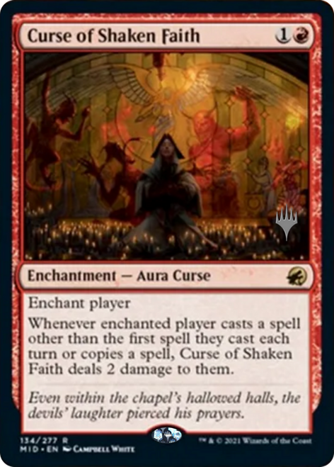 Curse of Shaken Faith (Promo Pack foil)