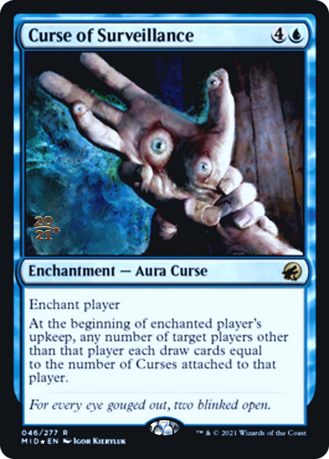 Curse of Surveillance (Prerelease foil) | Innistrad: Midnight Hunt