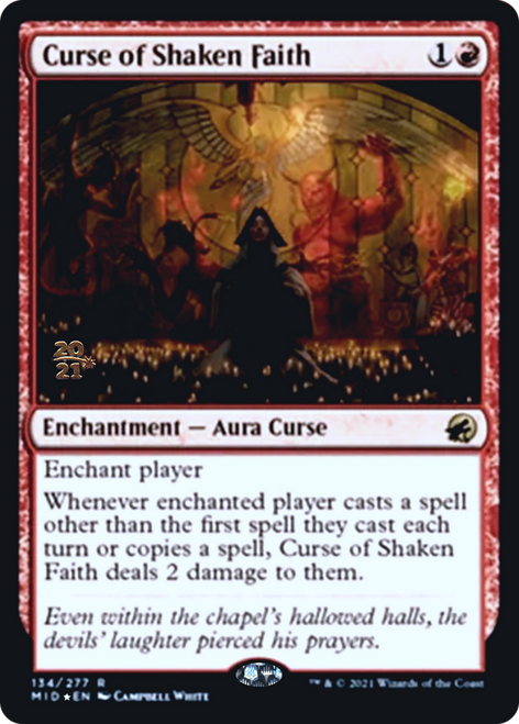 Curse of Shaken Faith (Prerelease foil)