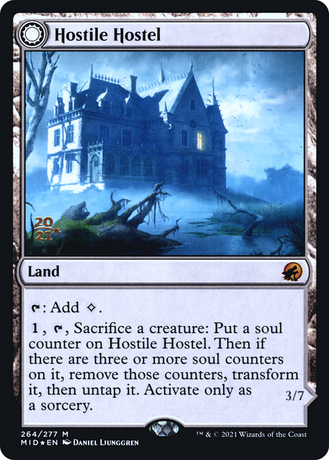 Hostile Hostel // Creeping Inn (Prerelease foil)